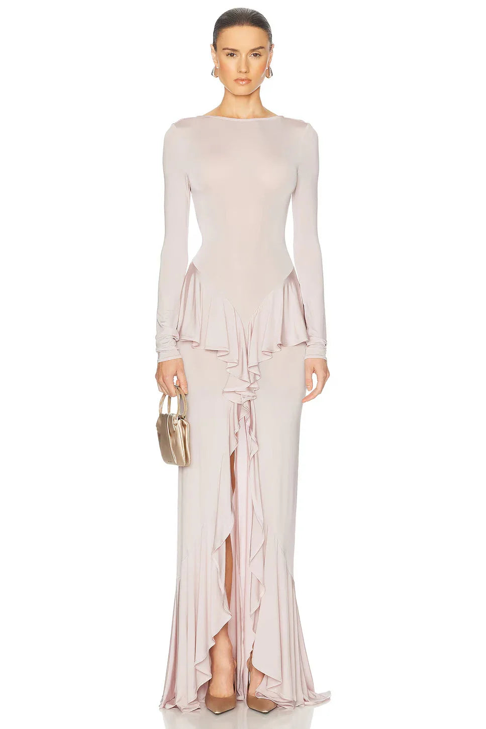 Elegant Slim Maxi Dress