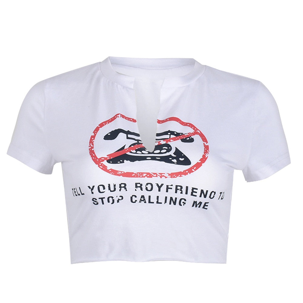 Street Fashion Crop Top