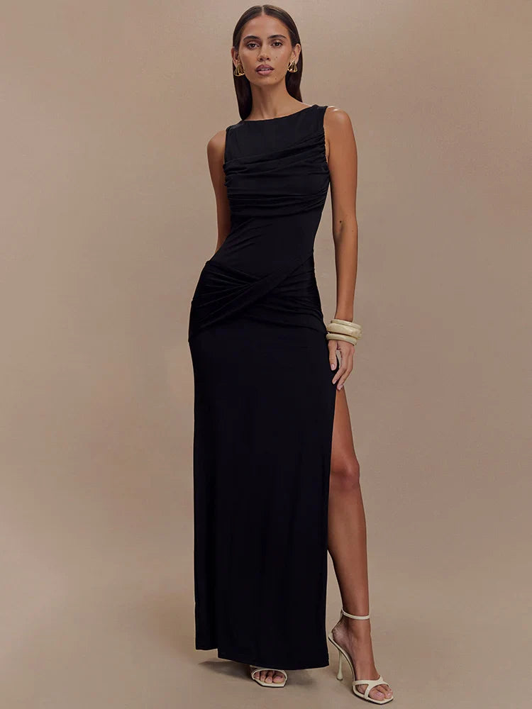 Confidence Drape Gown Dress