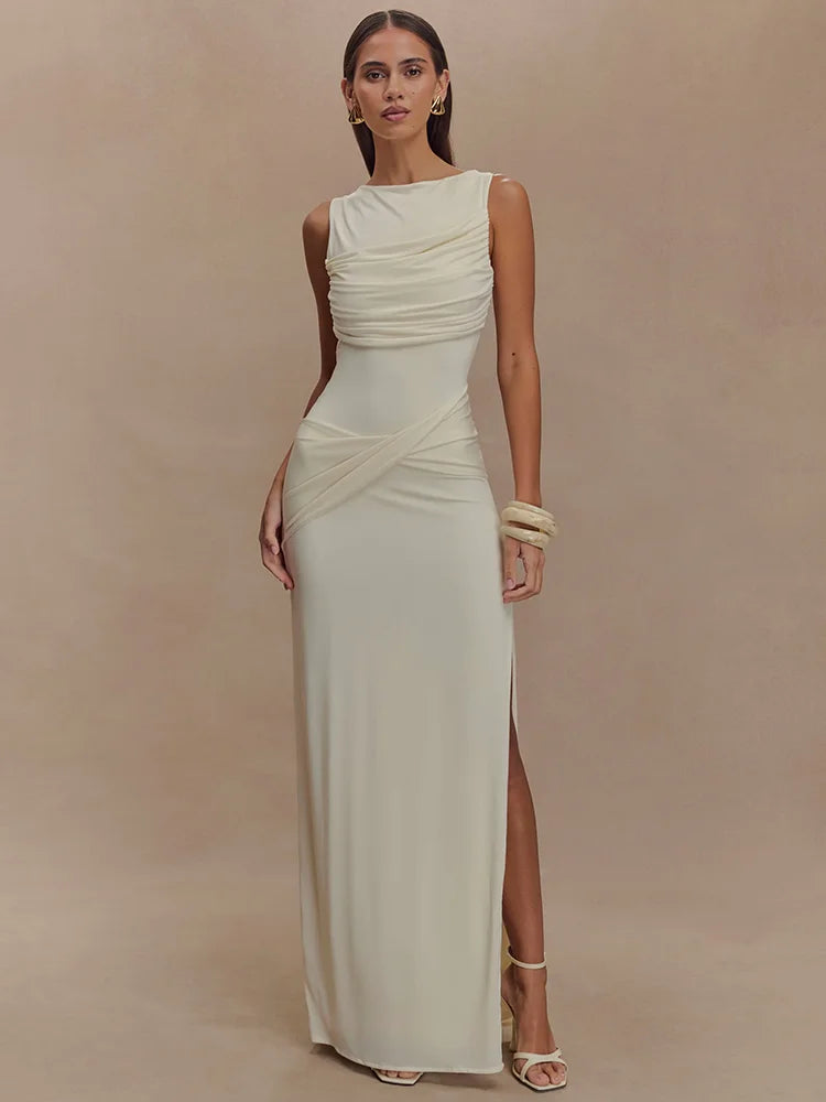 Confidence Drape Gown Dress