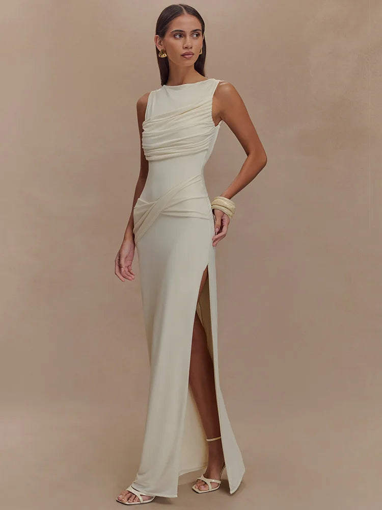 Confidence Drape Gown Dress