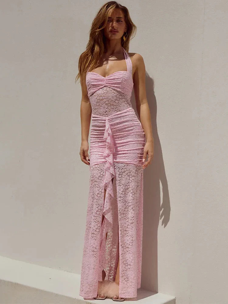 Lace Me Up Darling" Maxi Dres