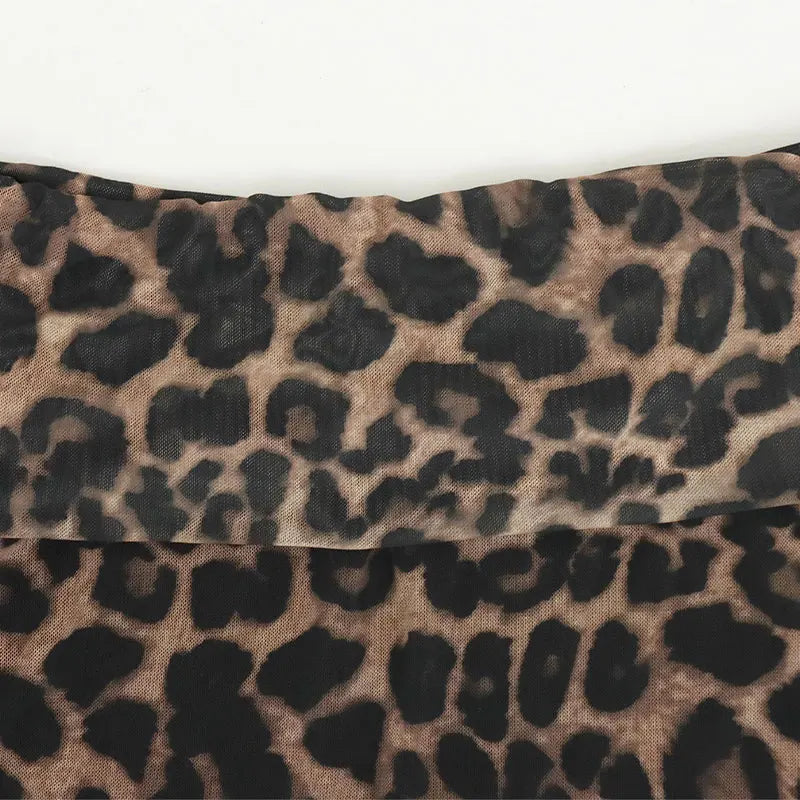 Leopard Knit Top