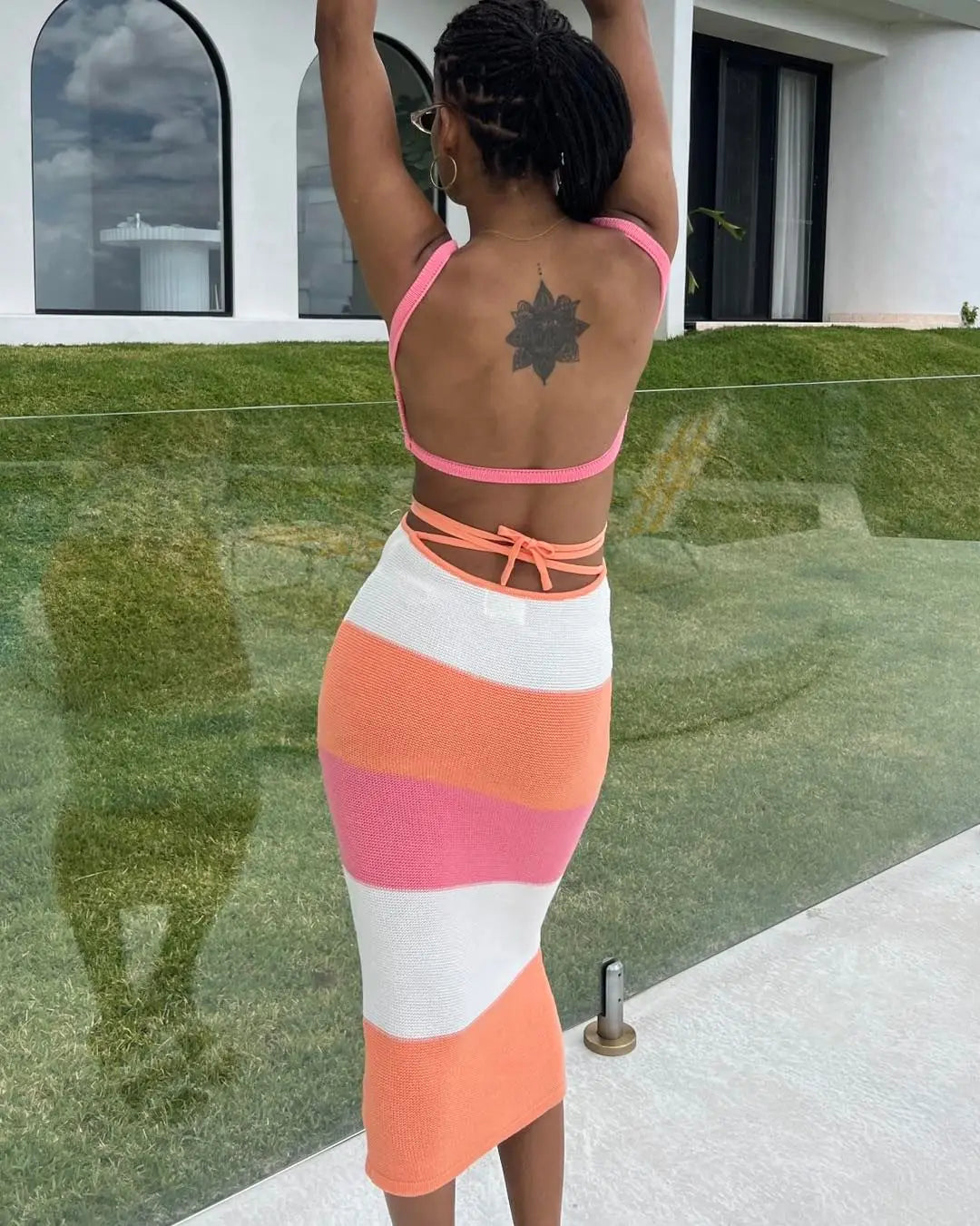 Elegant Maxi Dress for Summer Beach Holiday