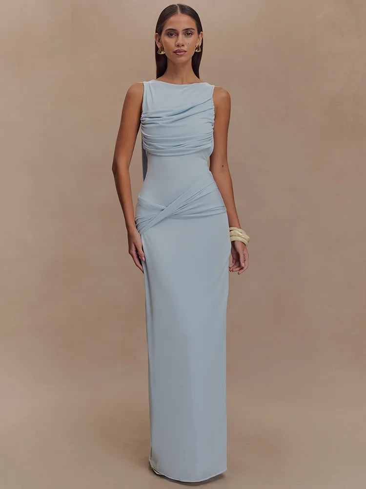 Confidence Drape Gown Dress