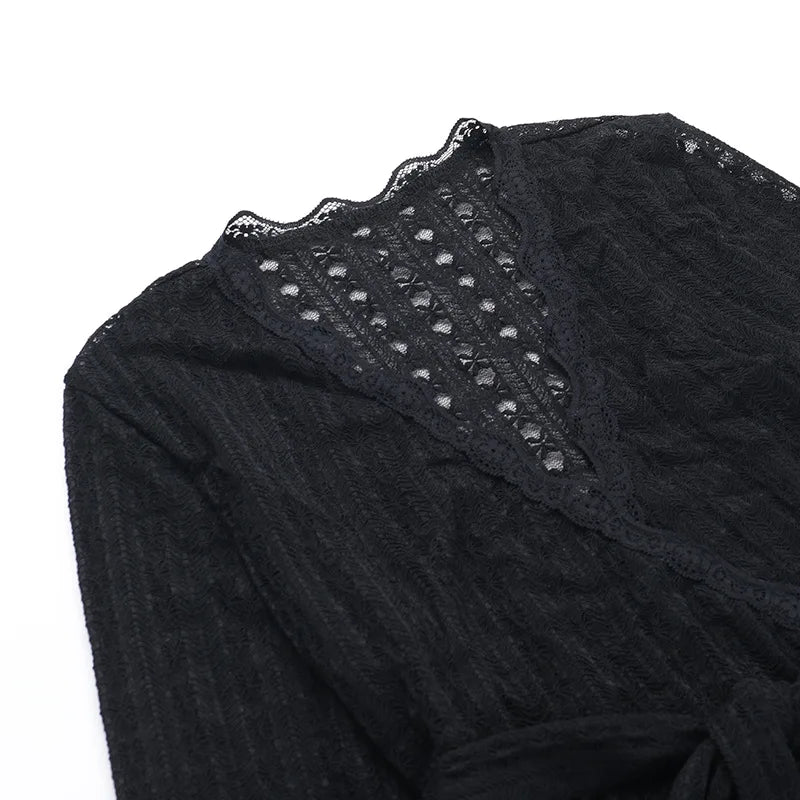 Lace Me Up Long Sleeve Tee